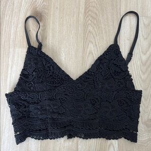 Rumor Boutique Black Lace Bralette Top